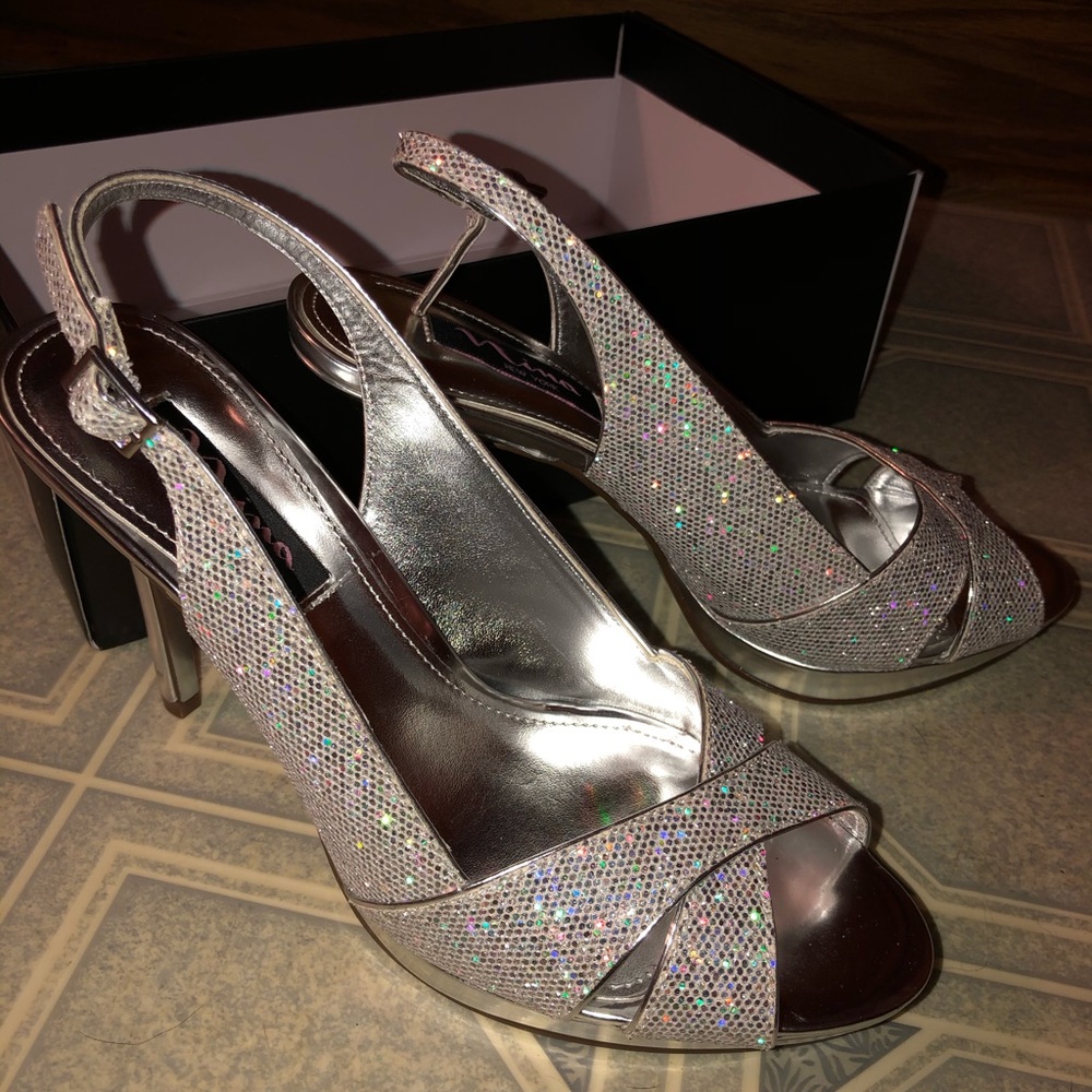 Nina Silver Heels